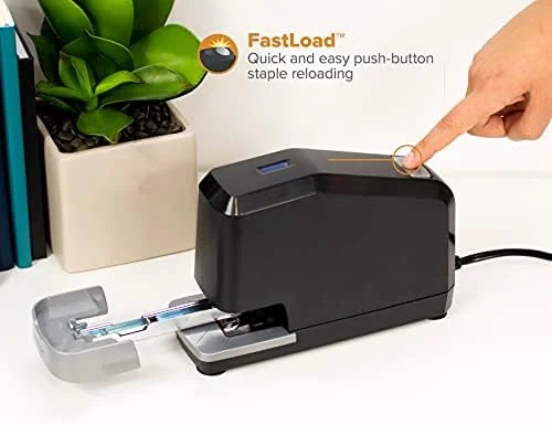Bostitch Office Impulse Heavy Duty Electric Stapler Value Pack, 45 Sheet Capacity, Includes 5, 000 Staples & Staple Remover, No-Jam, Faster Stapling