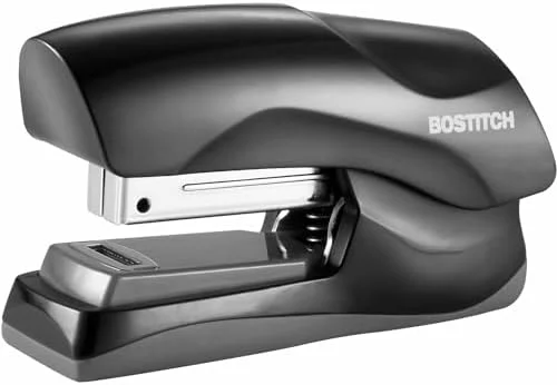 Bostitch Office Heavy Duty Stapler - 40 Sheet Capacity, No Jam, Half Strip, Fits into the Palm of Your Hand, For Classroom, Office or Desk, Black
