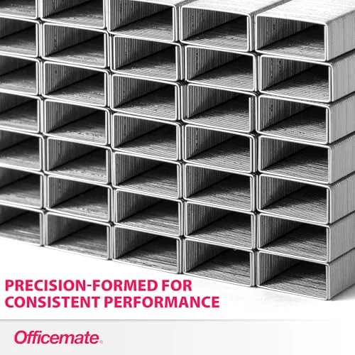 Officemate Standard Staples, 5 Boxes General Purpose Staple, 5000 Staples/Box (91925)
