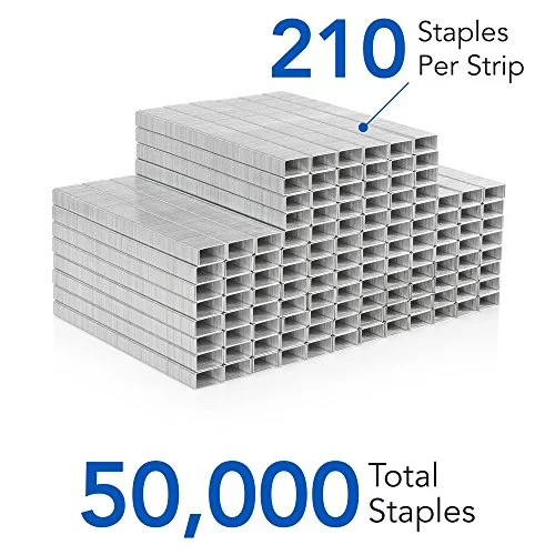 Swingline Staples, Standard Staples for Desktop Staplers, 1/4" Length, 210/Strip, 5000/Box, 10 Pack (35111)