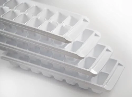 Kitch Easy Release White Ice Cube Tray - 16 Cube Trays (Pack of 4) (4 Pack - 64 Cubes)