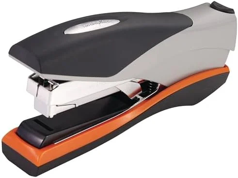 Swingline Stapler - 40 Sheet Capacity, Optima 40, Jam Free, Reduced Effort, Soft Grip, Metal, Orange and Gray (87845)