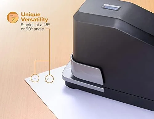 Bostitch Office Impulse Heavy Duty Electric Stapler Value Pack, 45 Sheet Capacity, Includes 5, 000 Staples & Staple Remover, No-Jam, Faster Stapling